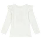 طقم بنات تنورة تول باللون الأبيض والأحمر, 2, hi-res